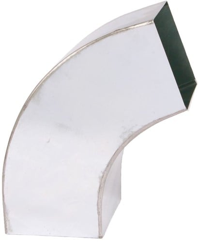 Zinken Vierkant Bocht 72° | 100 x 100 mm