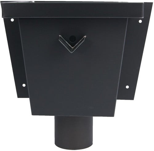 Zink Noir vergaarbak model Junior | 80 mm