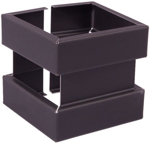 Zink Noir Vierkant Dubbele Wrong | 80 x 80 mm