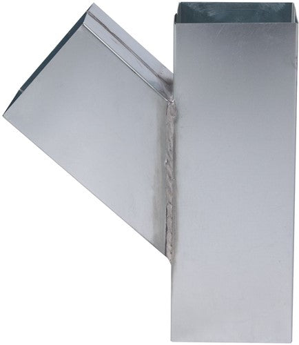 Zinken Vierkant T-stuk 45° | 80 x 80 mm