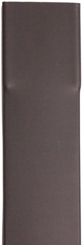 Zinken Regenpijp Vierkant Zink Noir Lengte 3 meter | 80 x 80 mm