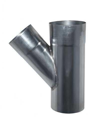 Zinken T-Stuk | Ø100X80X100 mm | 45°