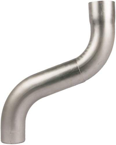 Zinken Telescoopbocht 72° | Ø80 mm | Hard-Op-Hard 365 - 535 mm